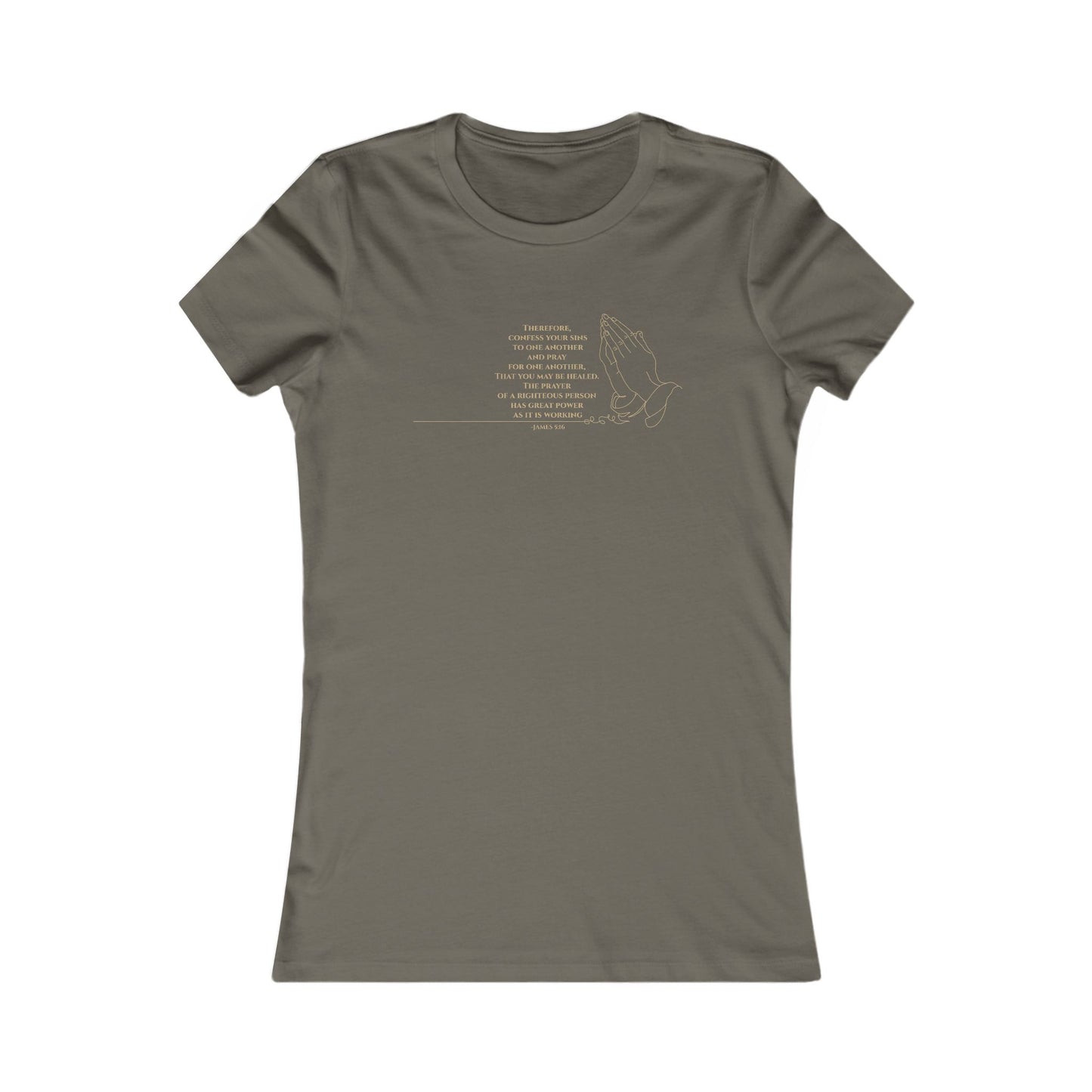 Pray for One Another — James 5:16 Women's Tee