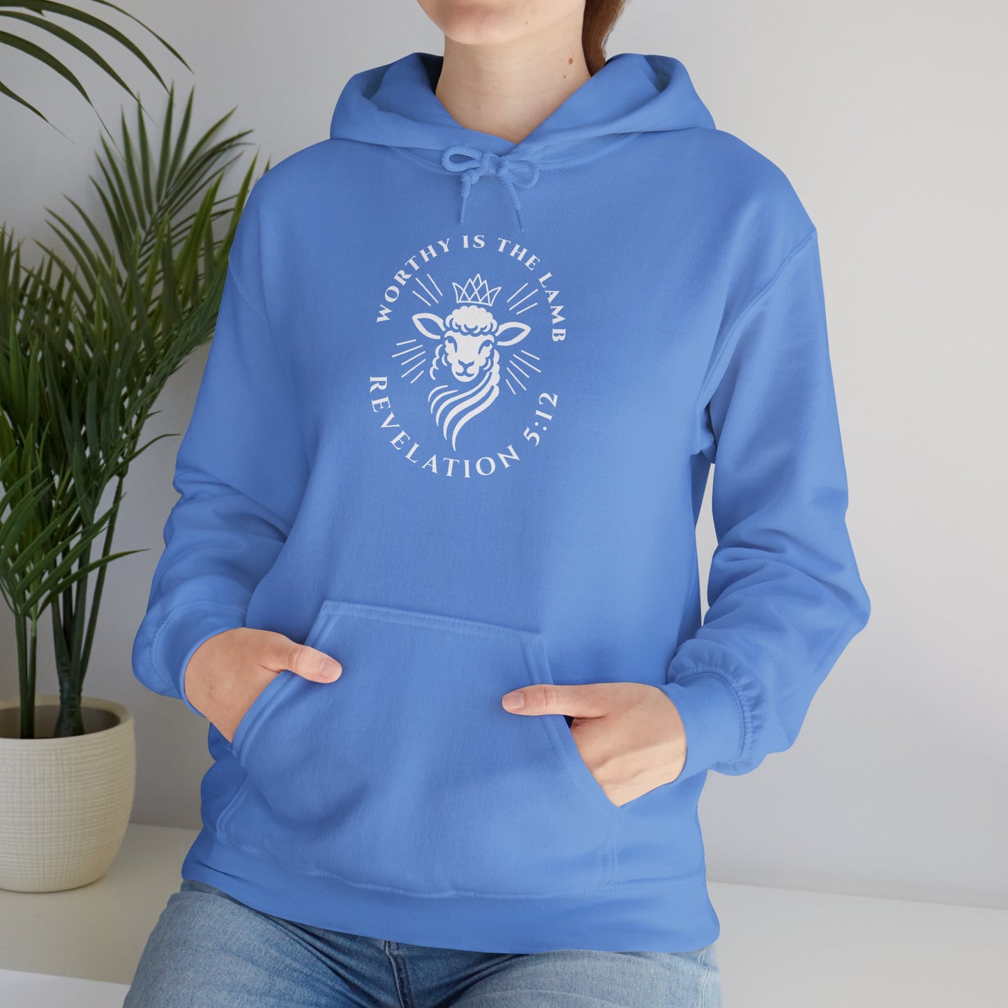 Worthy is the Lamb (Revelation 5:12) Hooded Sweatshirt