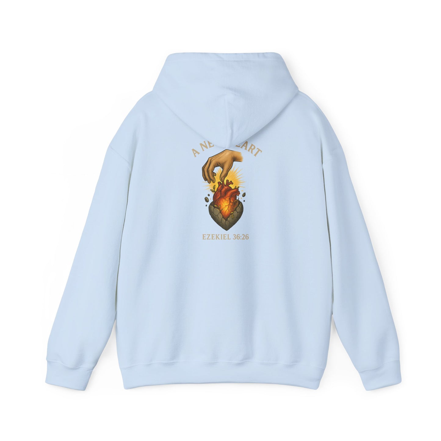 A New Heart - Ezekiel 36:26 Hooded Sweatshirt