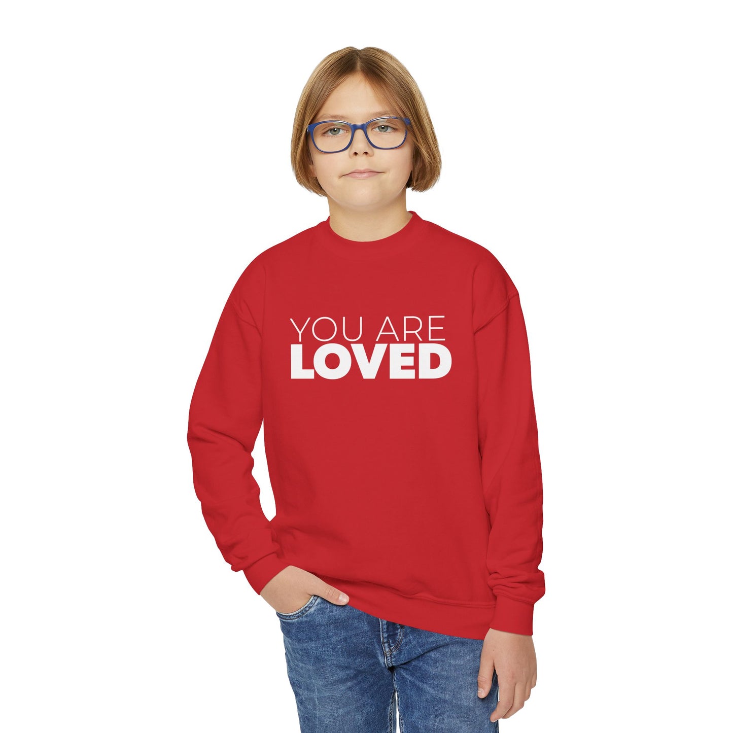 Youth You Are Loved Crewneck Sweatshirt