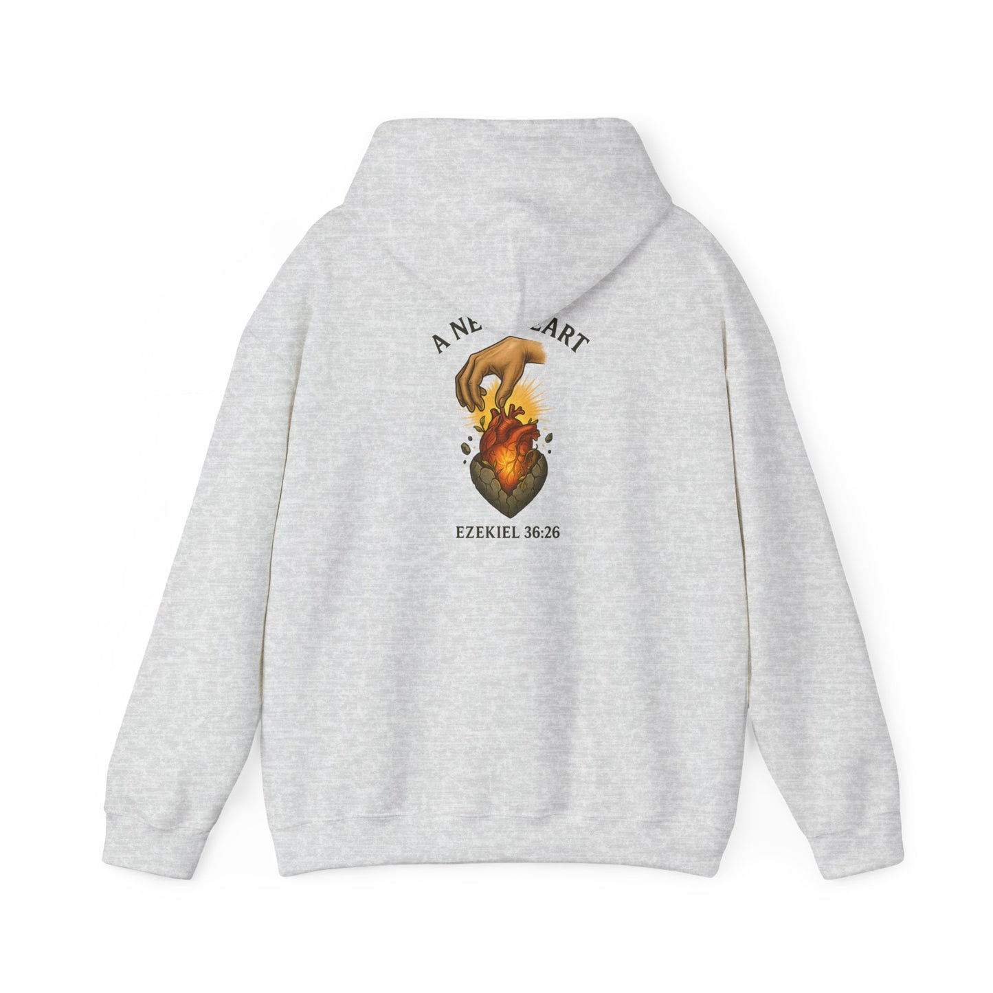 A New Heart - Ezekiel 36:26 Hooded Sweatshirt