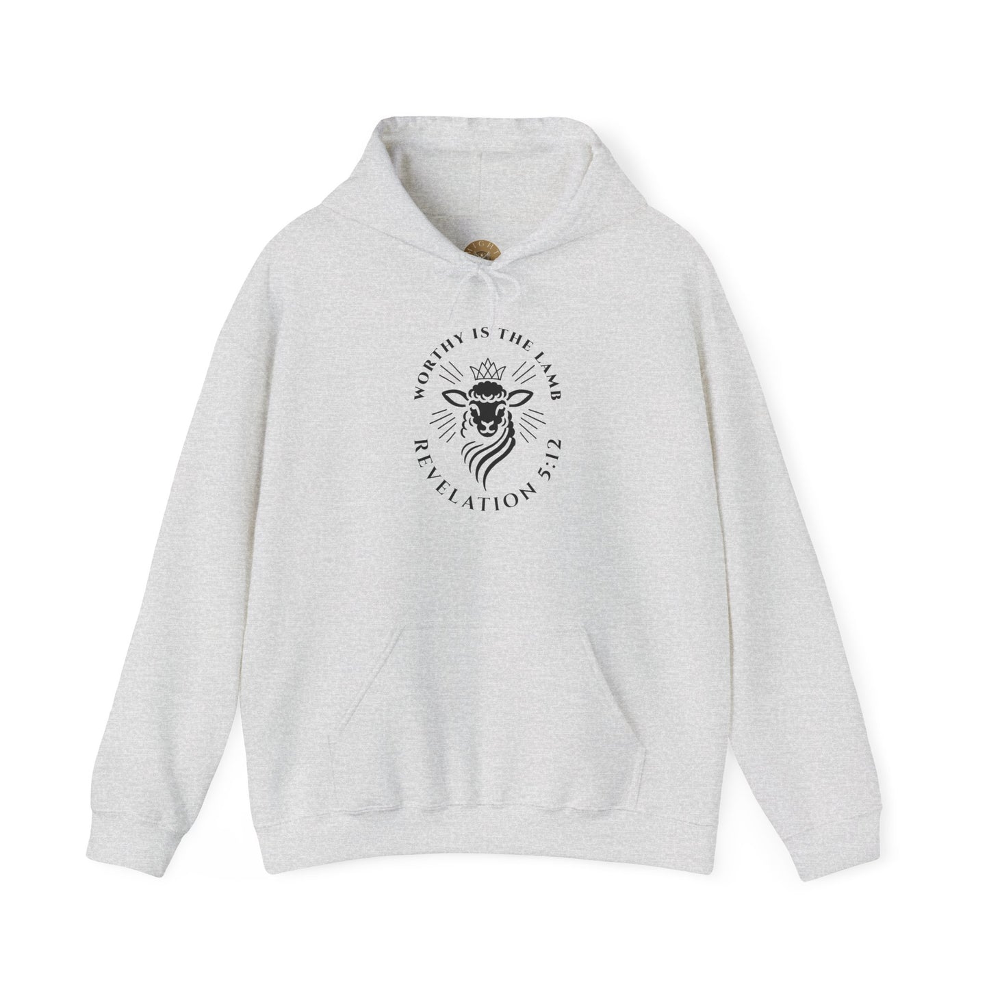 Worthy is the Lamb (Revelation 5:12) Hooded Sweatshirt