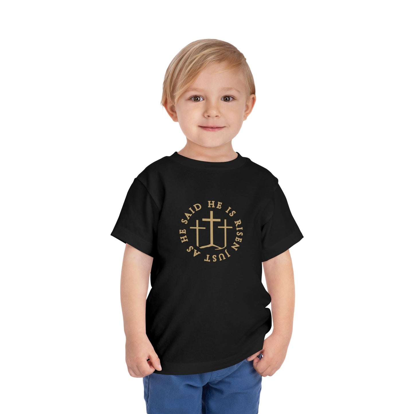 Toddler He Is Risen Tee (Matthew 28:6)