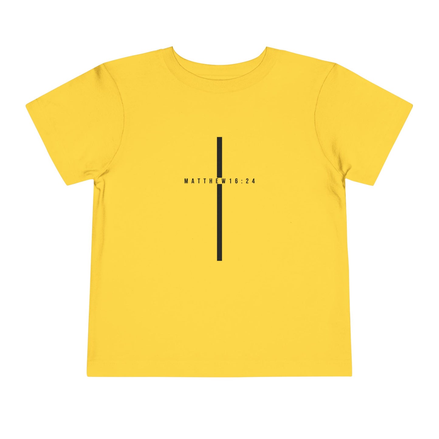 Toddler Take Up Your Cross Tee (Matthew 16:24)
