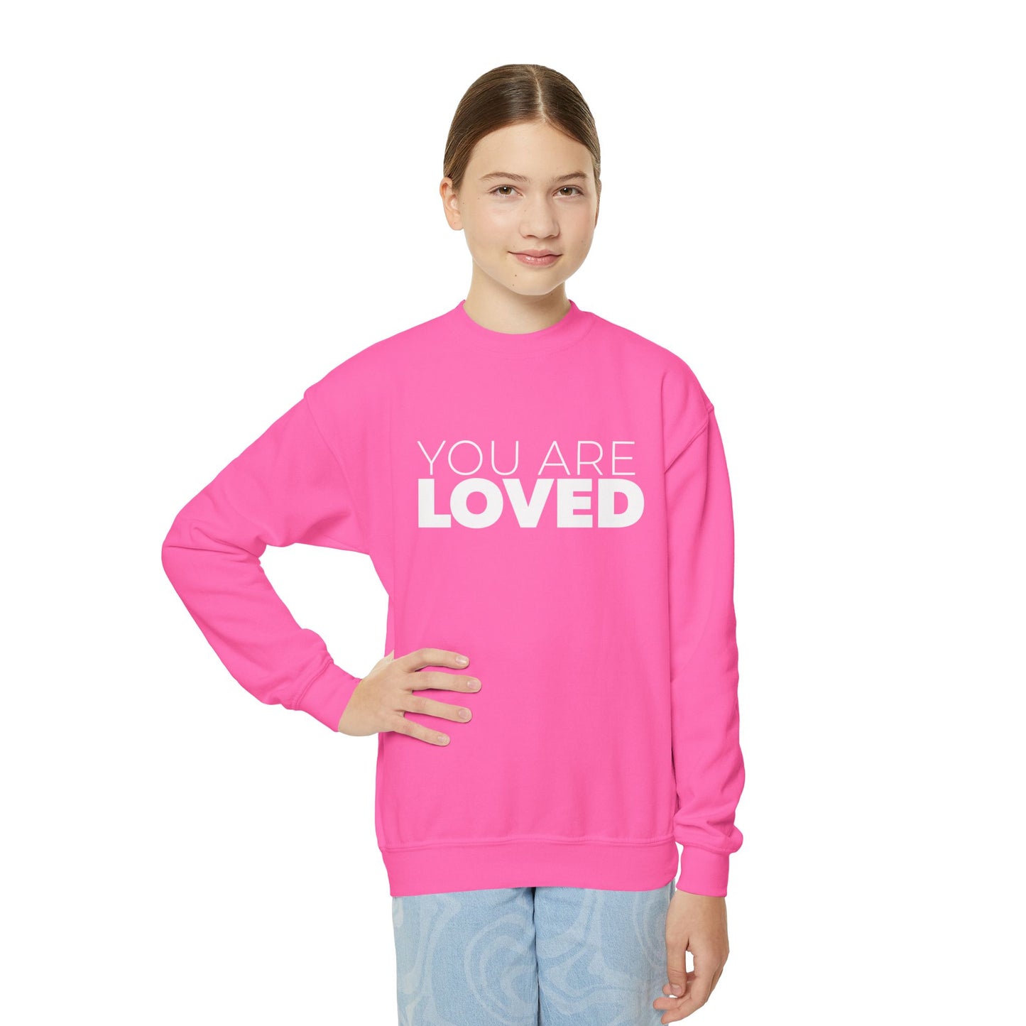 Youth You Are Loved Crewneck Sweatshirt