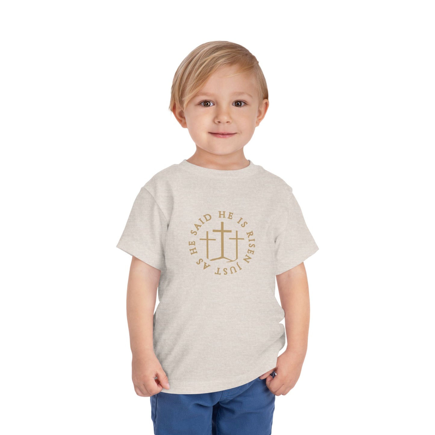 Toddler He Is Risen Tee (Matthew 28:6)