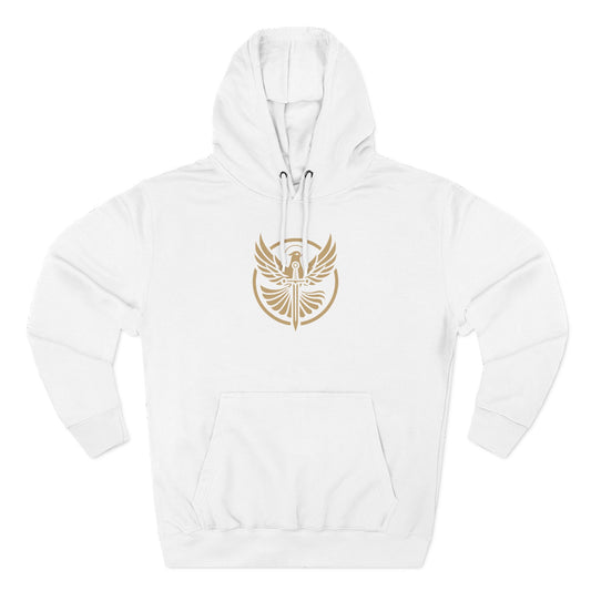 Might & Mercy Logo Fleece Hoodie