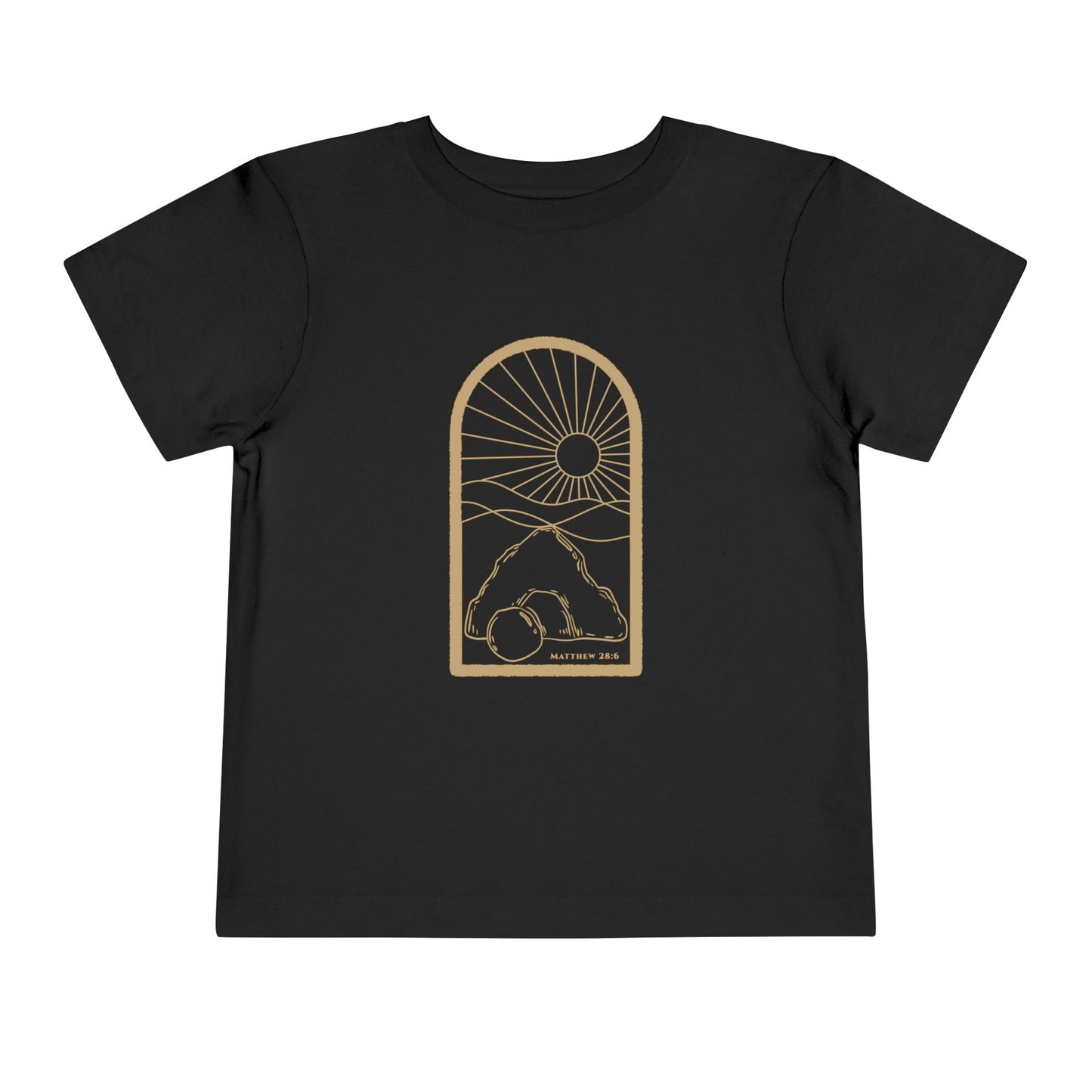 Toddler Risen Tomb Tee (Matthew 28:6)