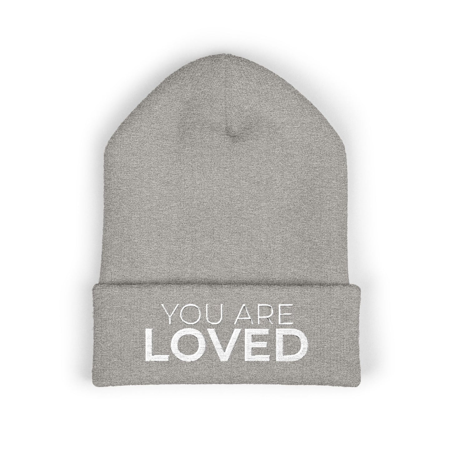 You Are Loved Cuffed Beanie (Embroidery)