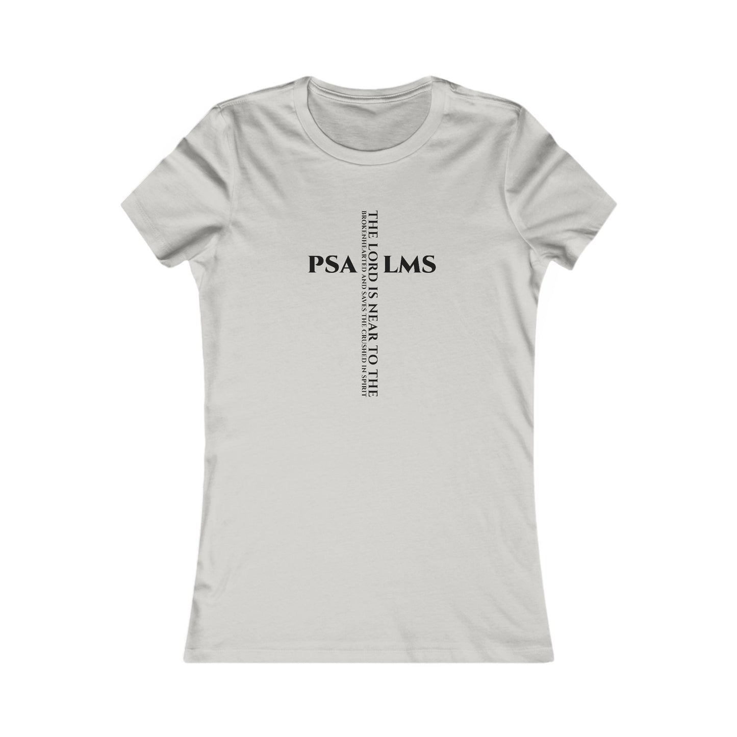 The Lord Is Near — Psalm 34:18 Women's Short Sleeve Tee