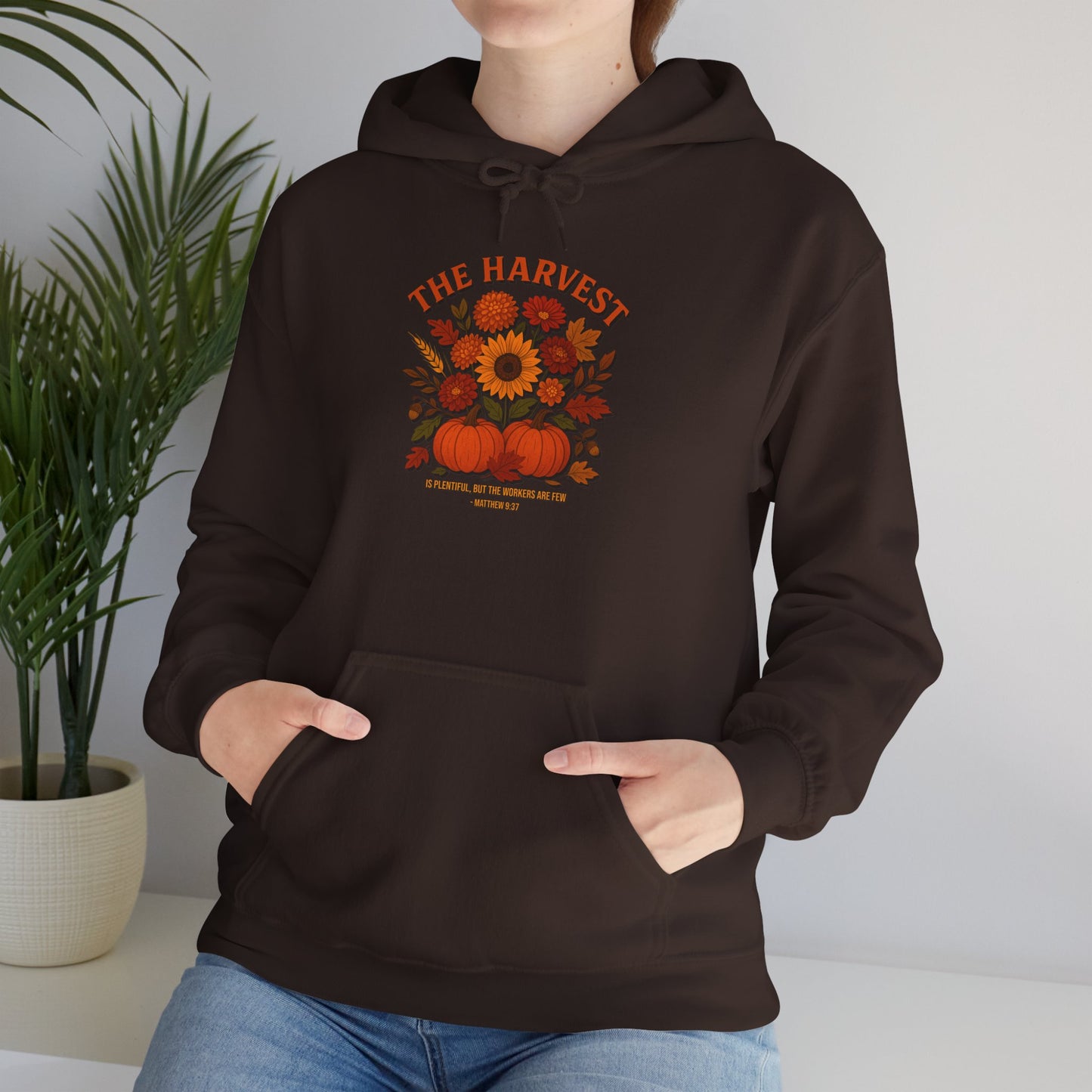 The Harvest – Christian Fall Hoodie (Matthew 9:37)