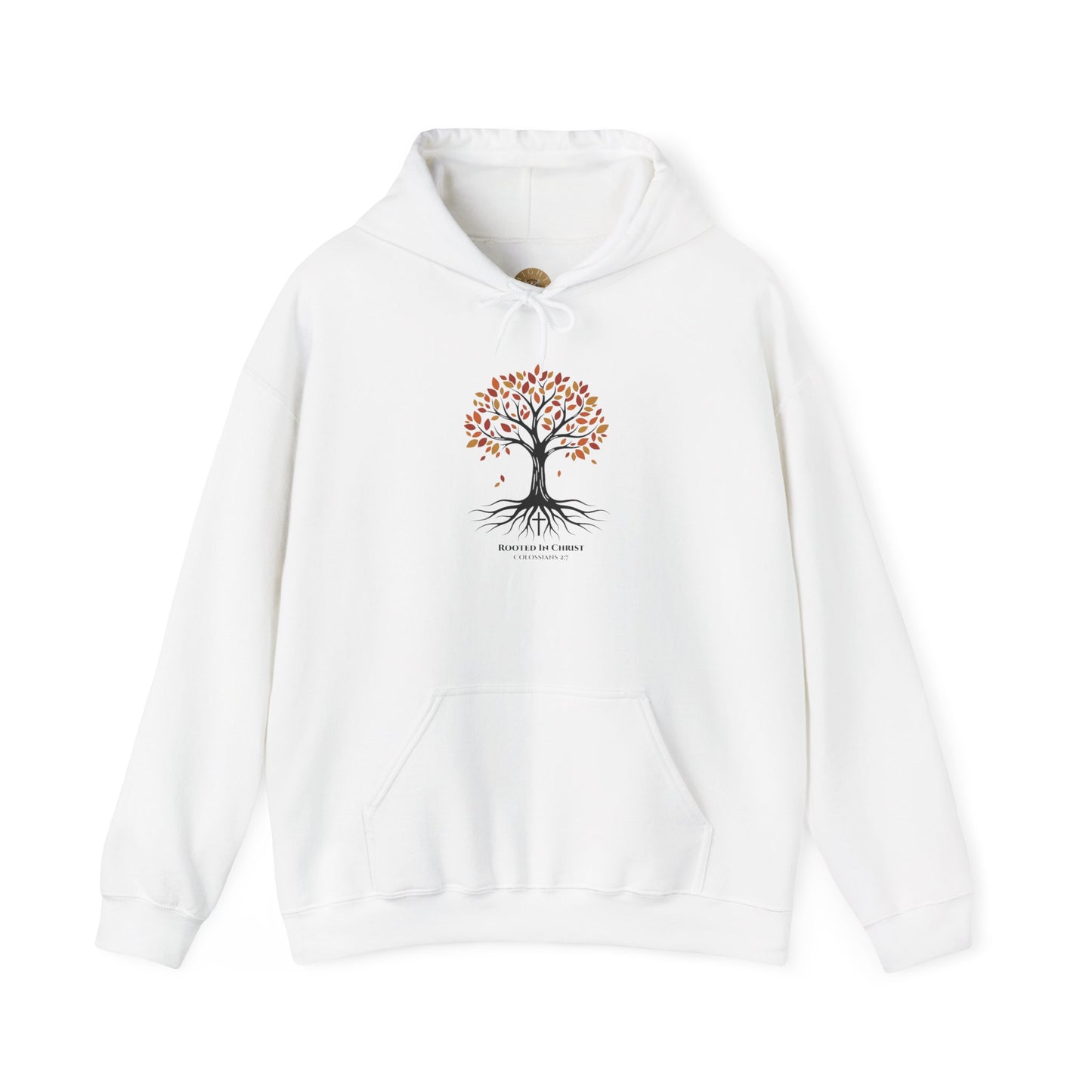Rooted In Christ – Colossians 2:7 Christian Fall Hoodie