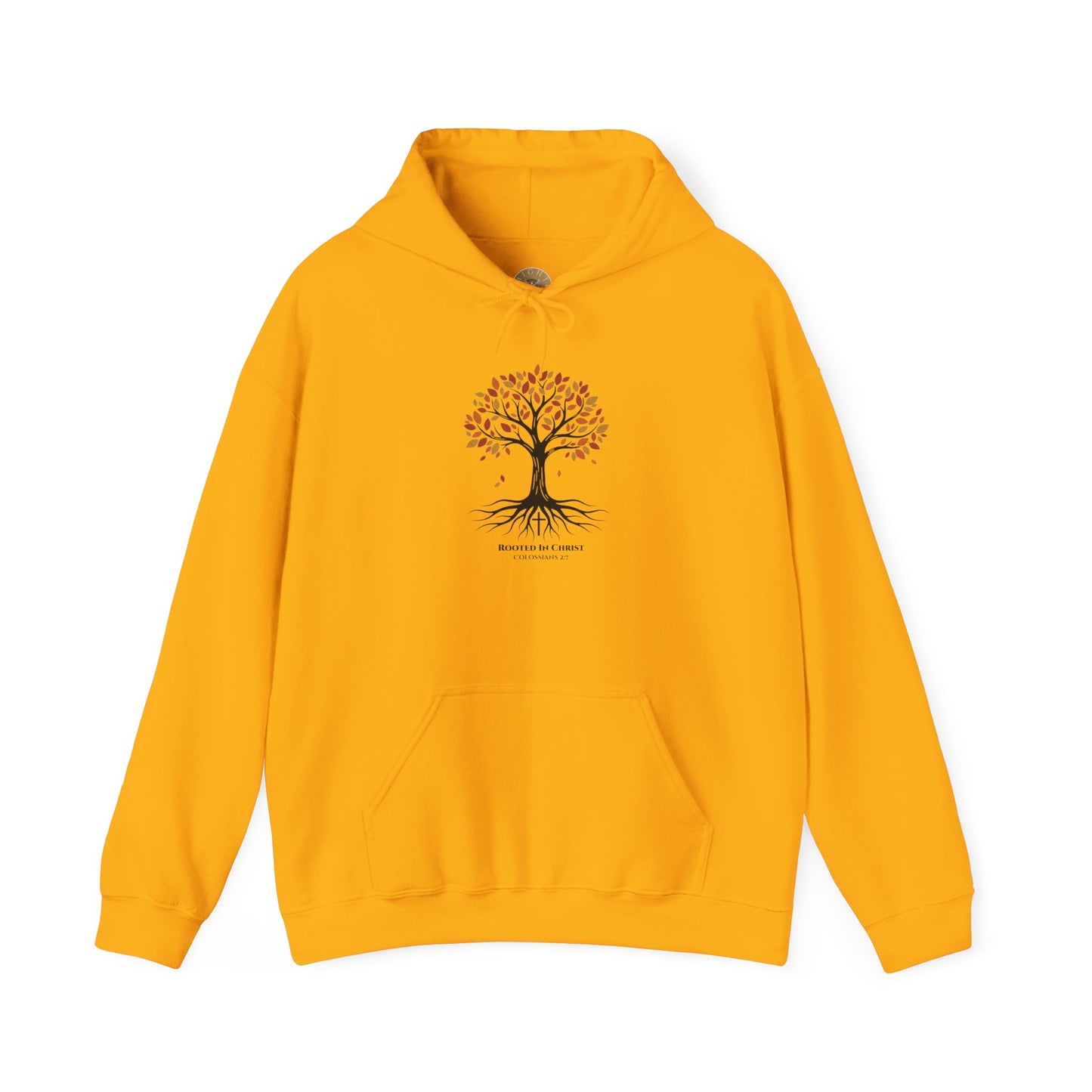 Rooted In Christ – Colossians 2:7 Christian Fall Hoodie