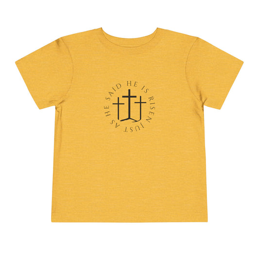Toddler He Is Risen Tee (Matthew 28:6)