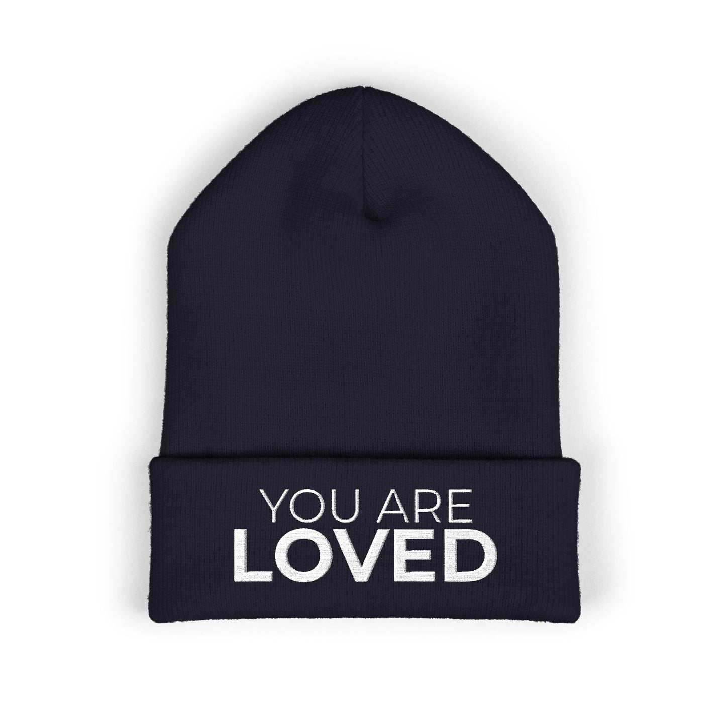 You Are Loved Cuffed Beanie (Embroidery)