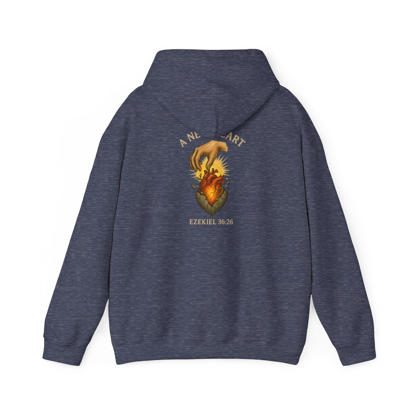 A New Heart - Ezekiel 36:26 Hooded Sweatshirt