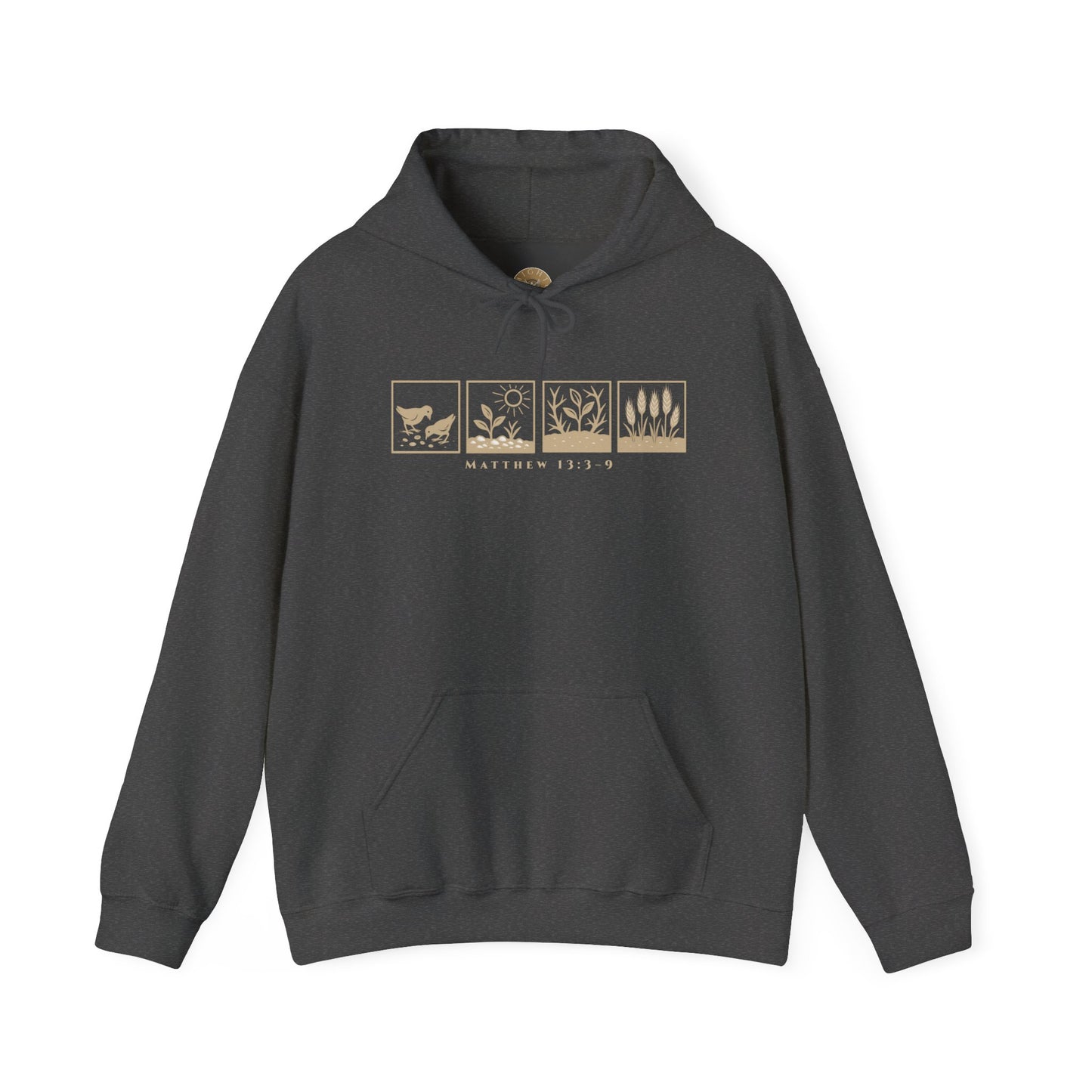 The Parable of the Sower – Minimalist Hoodie (Matthew 13:3–9)