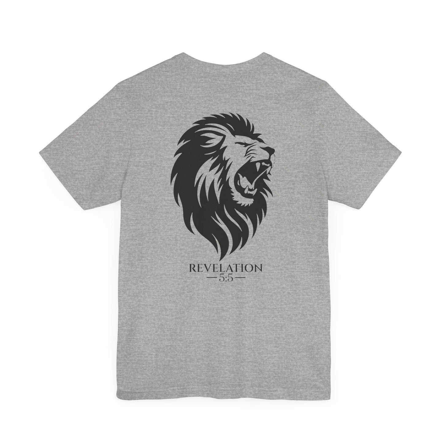 Revelation 5:5 Short Sleeve Tee (Back Design)