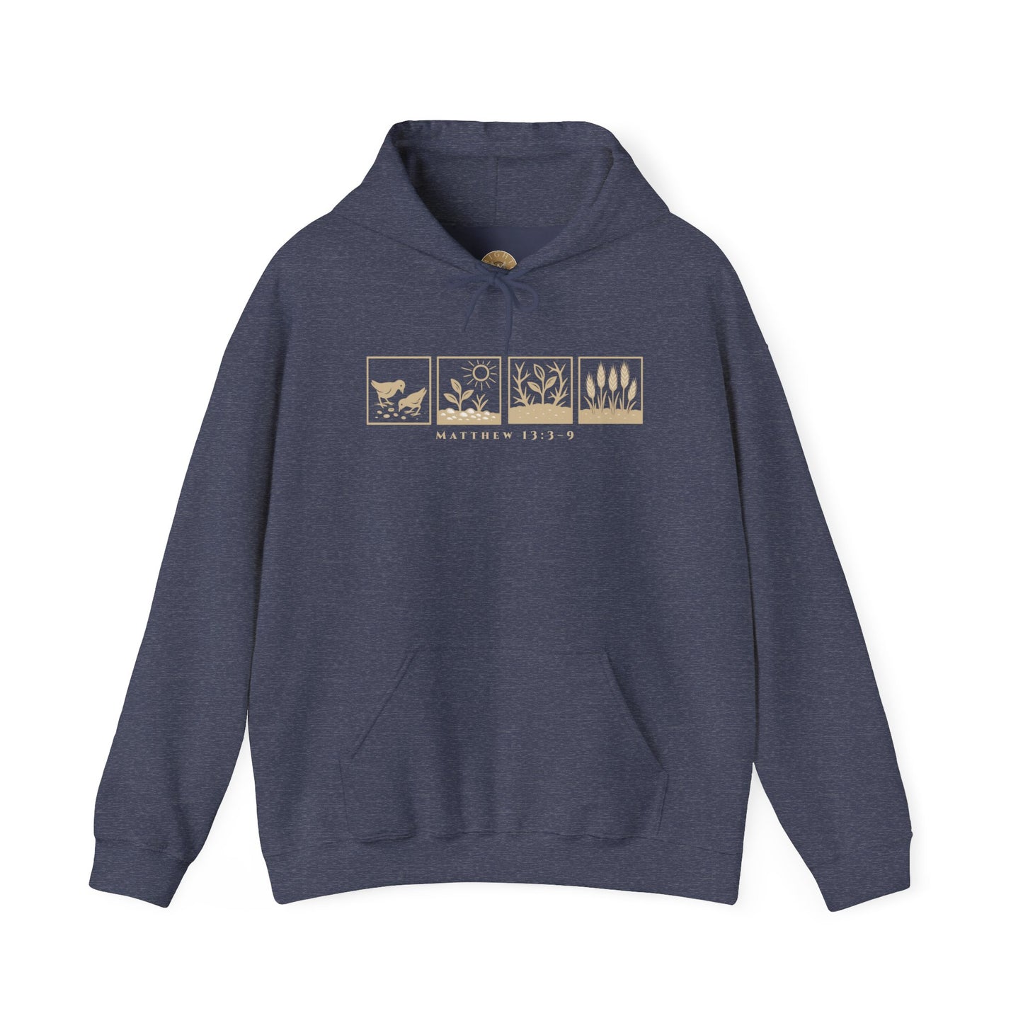 The Parable of the Sower – Minimalist Hoodie (Matthew 13:3–9)
