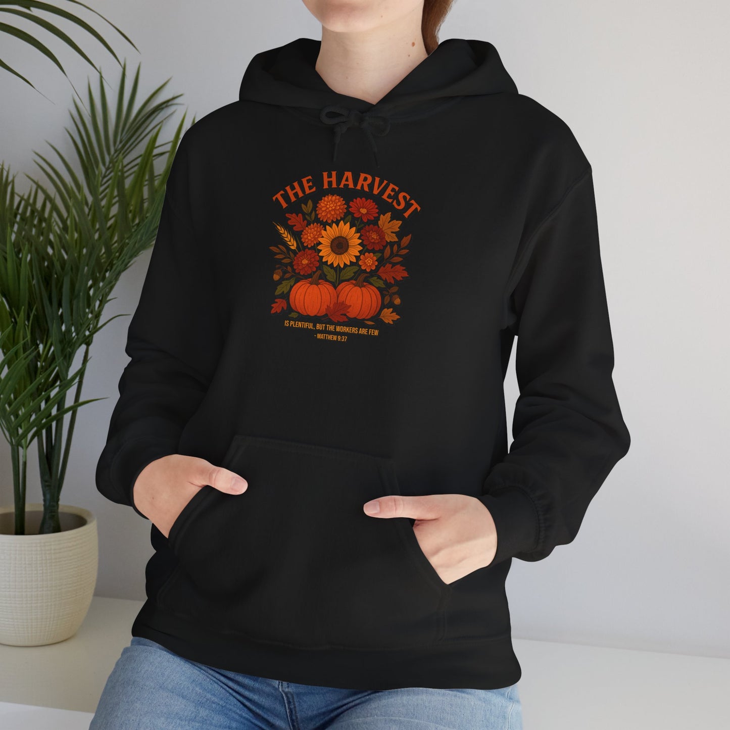 The Harvest – Christian Fall Hoodie (Matthew 9:37)