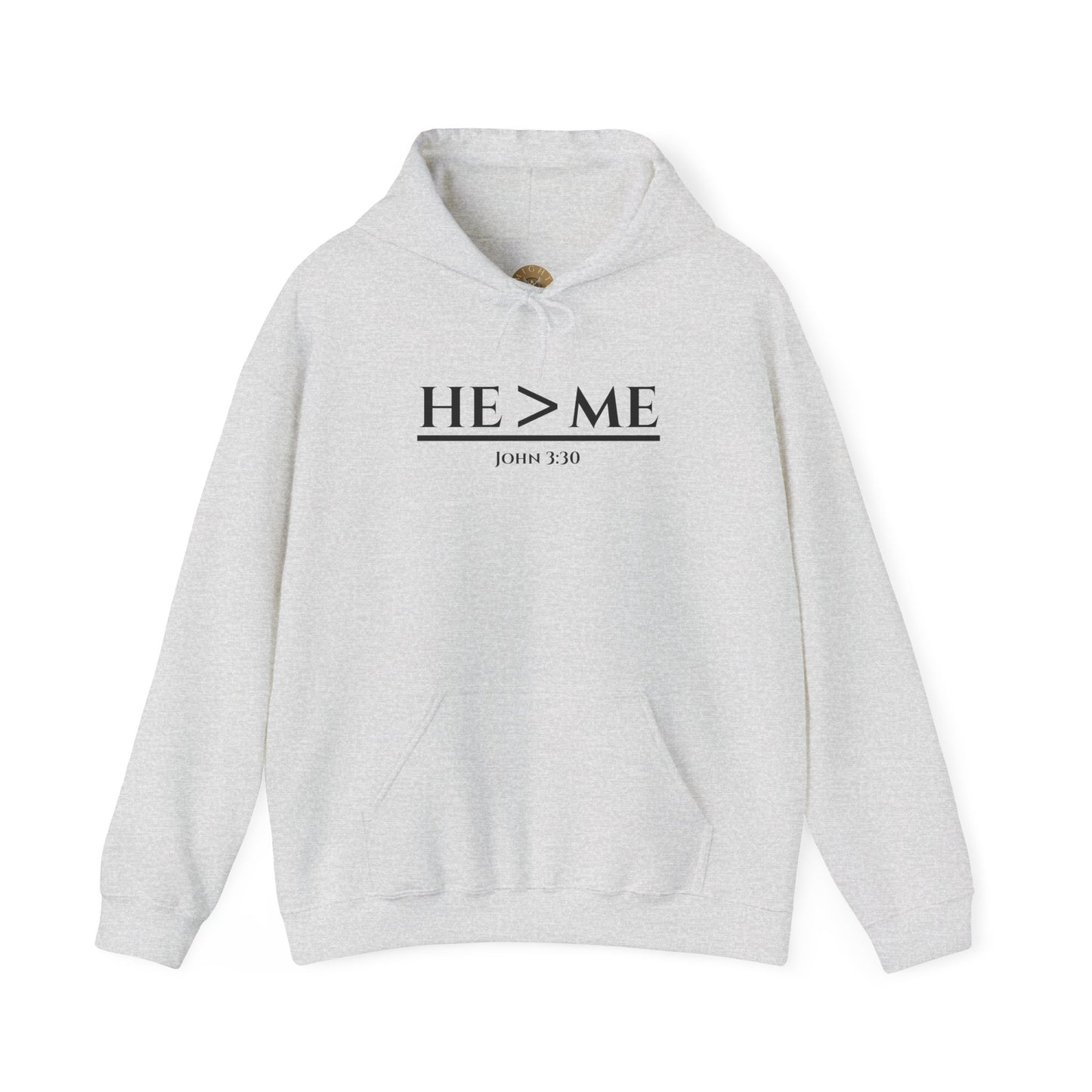 He > Me (John 3:30) Hooded Sweatshirt