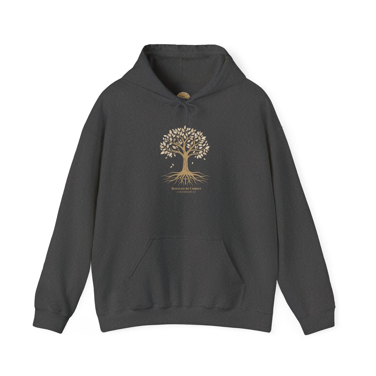 Rooted In Christ – Colossians 2:7 Christian Fall Hoodie