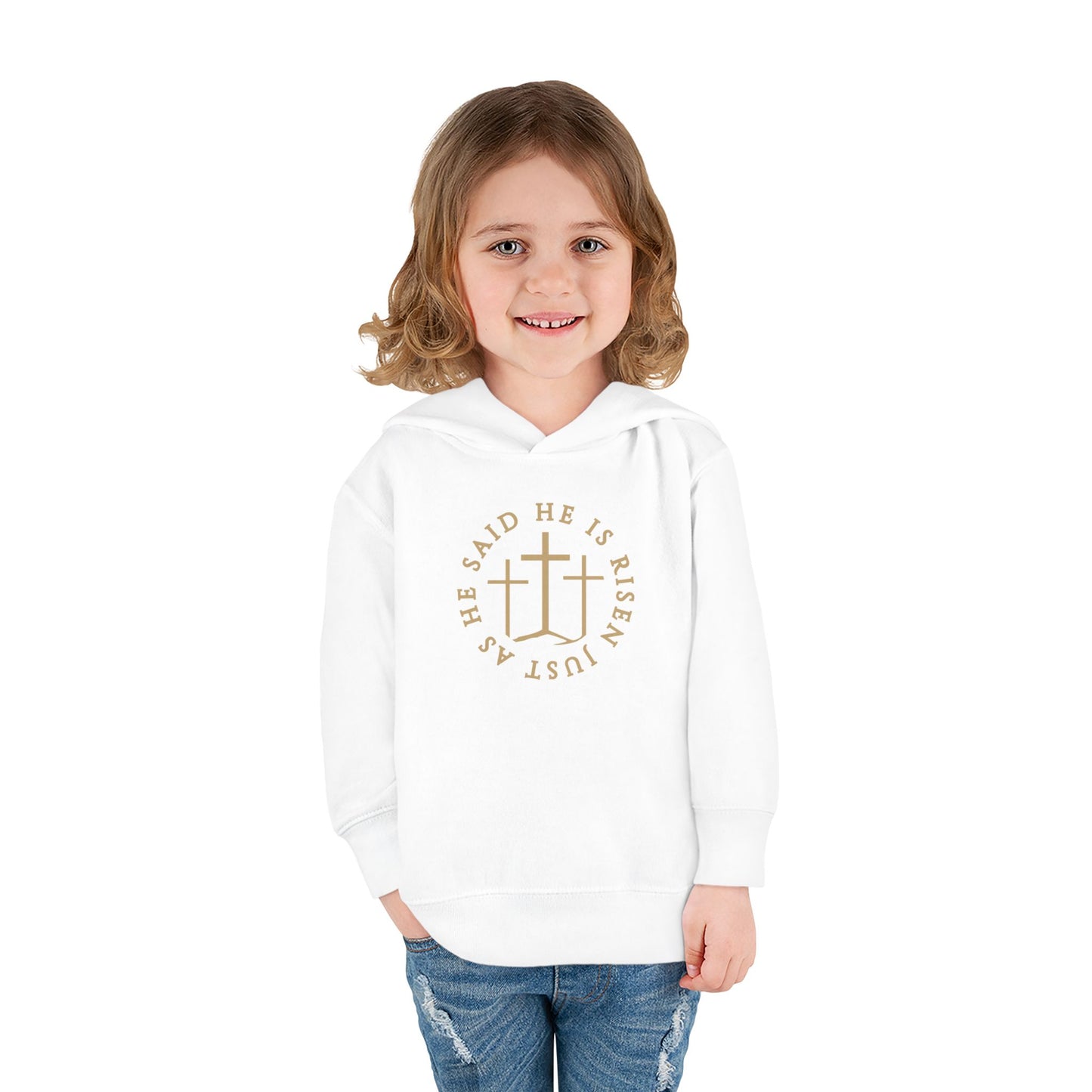 Toddler He Is Risen Hoodie (Matthew 28:6)
