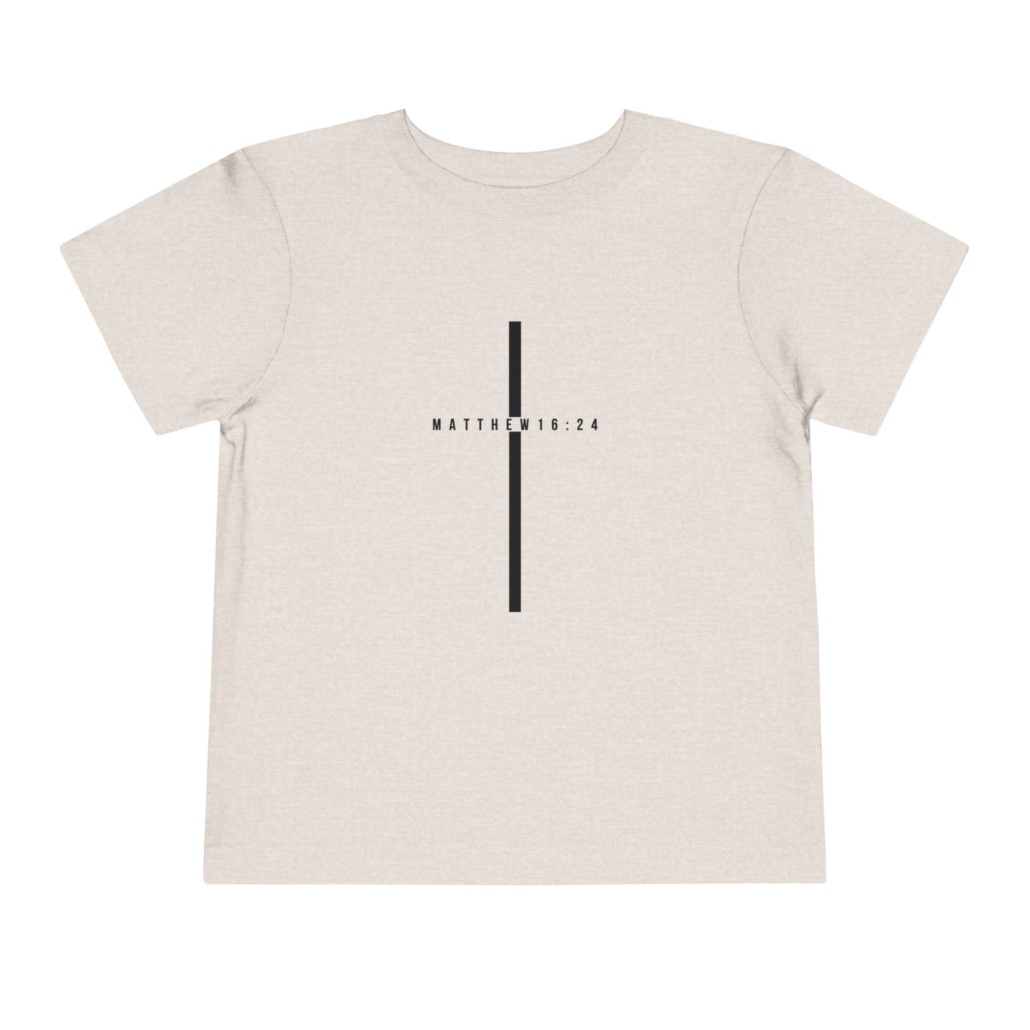 Toddler Take Up Your Cross Tee (Matthew 16:24)