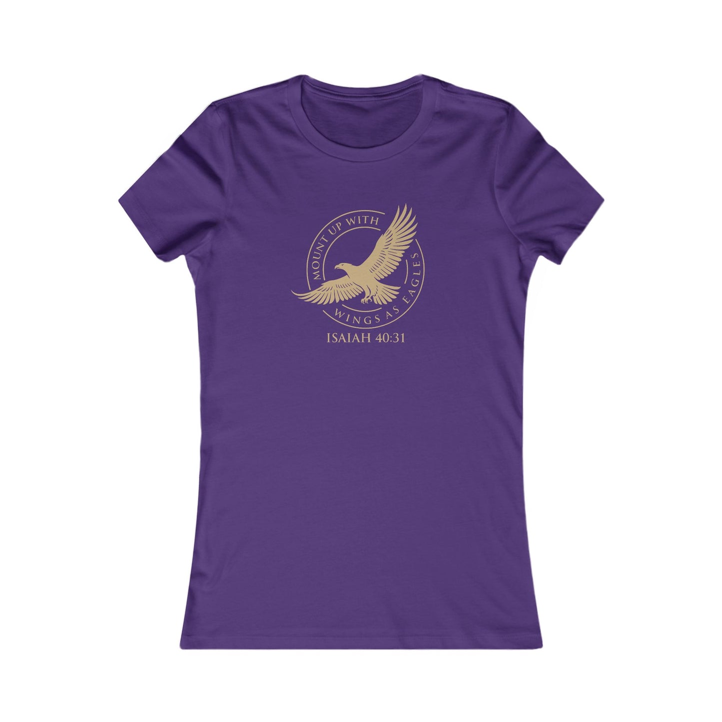 Mount Up With Wings — Isaiah 40:31 Women's Tee