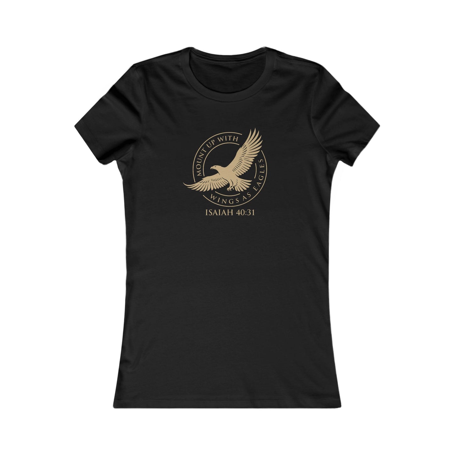 Mount Up With Wings — Isaiah 40:31 Women's Tee