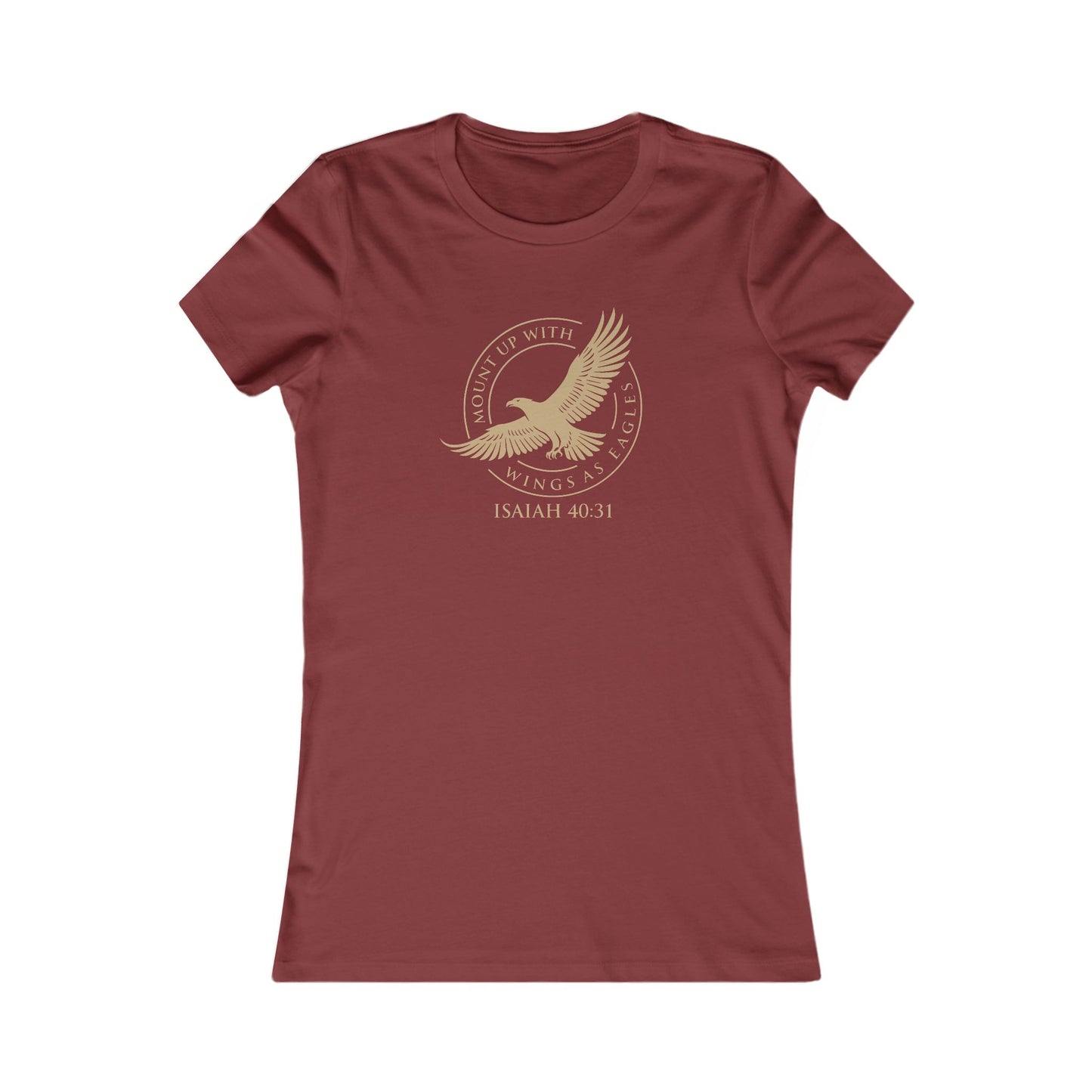 Mount Up With Wings — Isaiah 40:31 Women's Tee