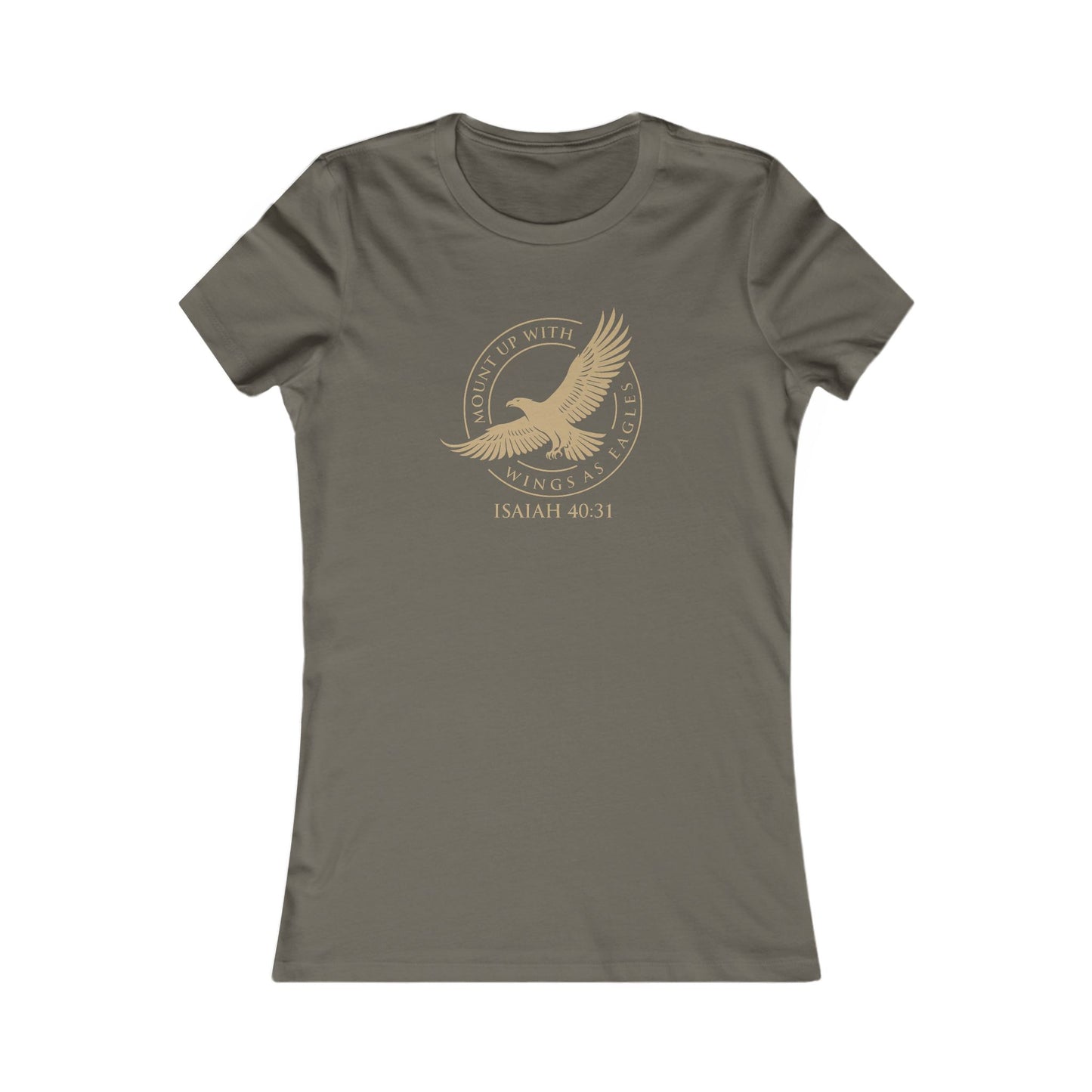 Mount Up With Wings — Isaiah 40:31 Women's Tee