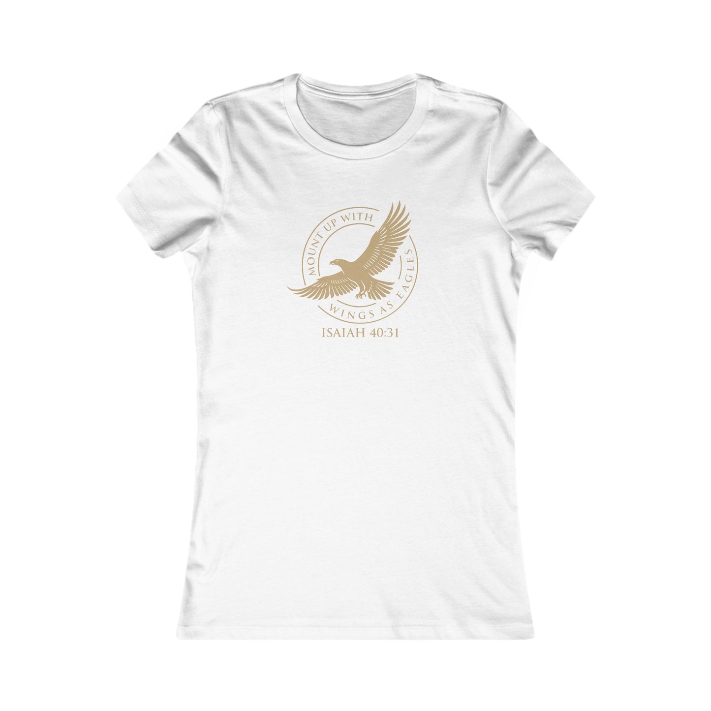 Mount Up With Wings — Isaiah 40:31 Women's Tee
