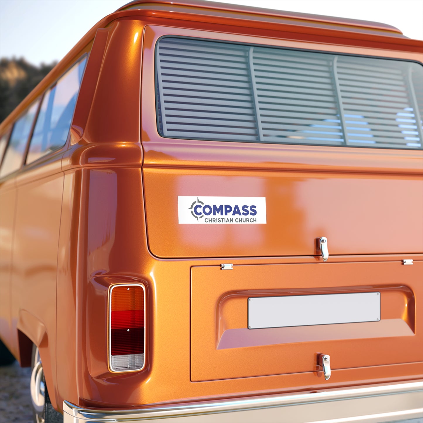 Compass Christian Church Bumper Sticker
