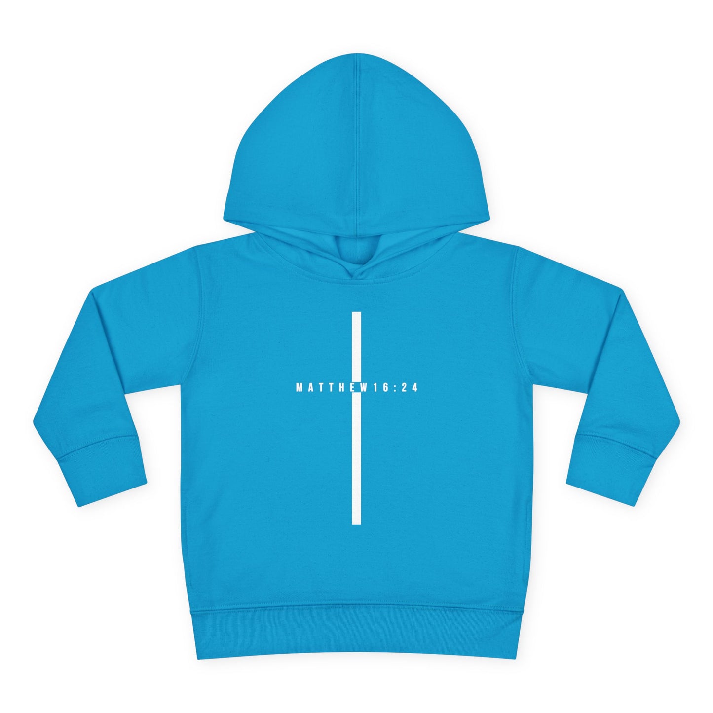 Toddler Take Up Your Cross Hoodie (Matthew 16:24)