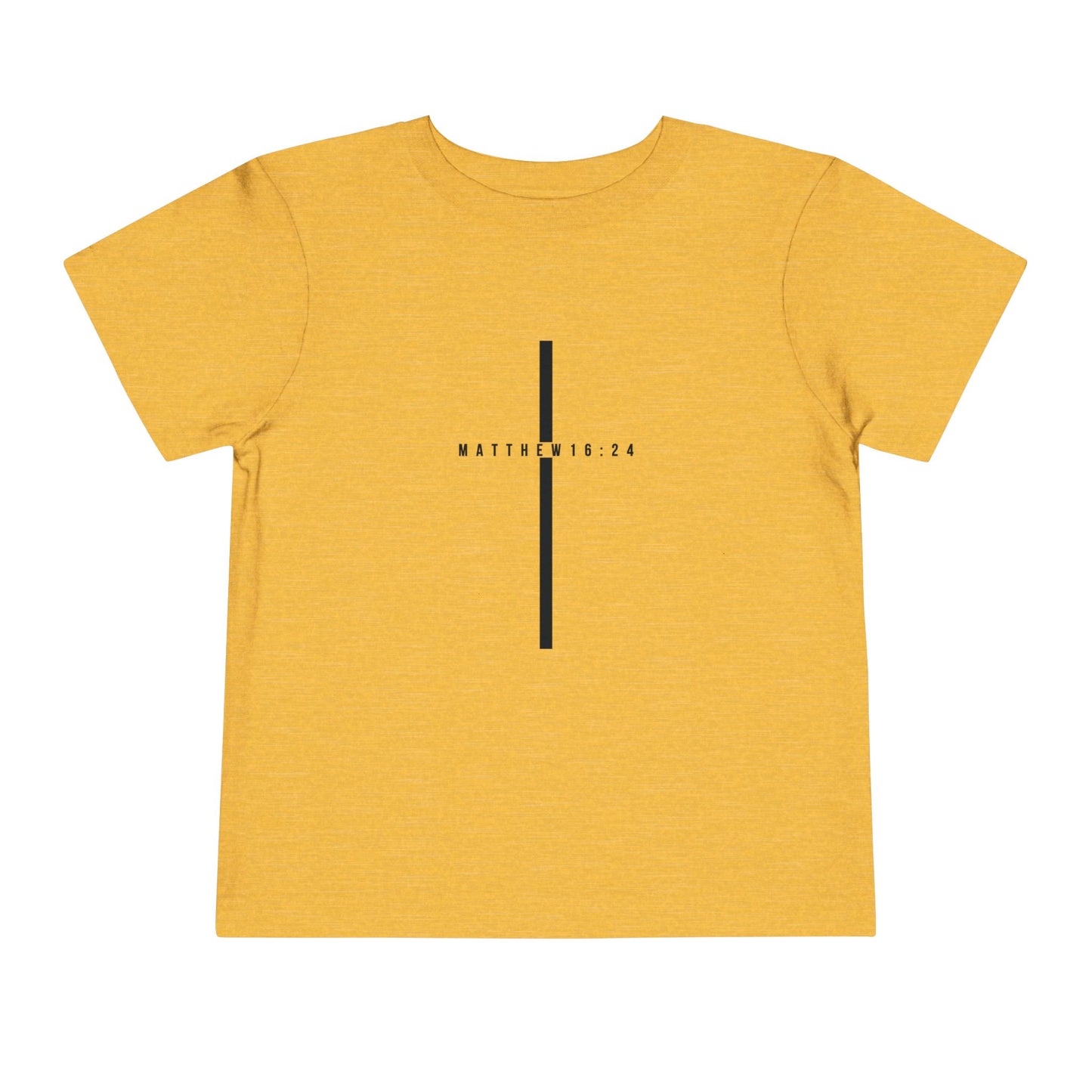 Toddler Take Up Your Cross Tee (Matthew 16:24)