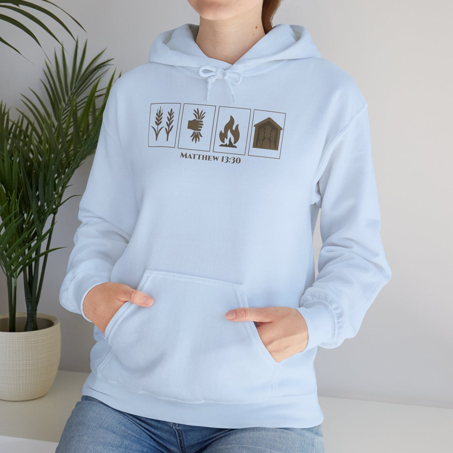 Parable of the Weeds – Matthew 13:30 Christian Hoodie
