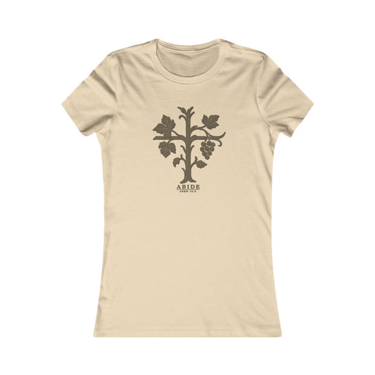 Abide – John 15:5 Women’s Christian Tee