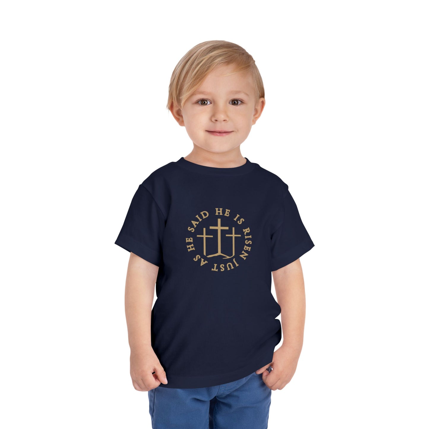 Toddler He Is Risen Tee (Matthew 28:6)