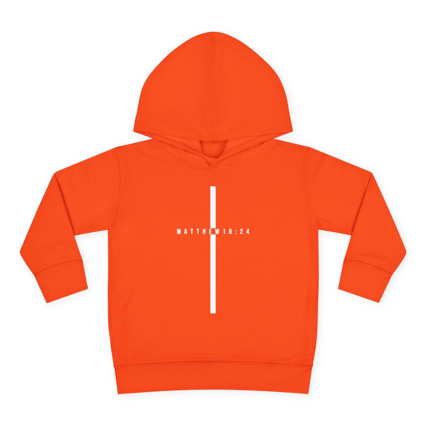 Toddler Take Up Your Cross Hoodie (Matthew 16:24)
